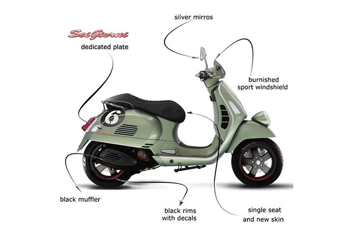 Piaggio ra mat xe ga Vespa GTS 300 Sei Giorni cuc chat-Hinh-8